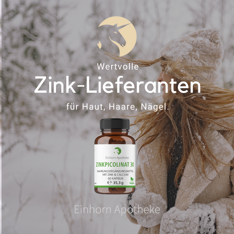 Wertvolle Zink-Lieferanten für Haut, Haare und Nägel 💚