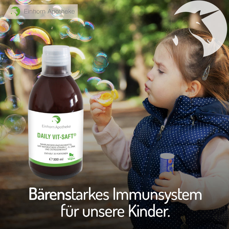 Bärenstarkes Immunsystem mit dem Daily Vit-Saft 👦👧