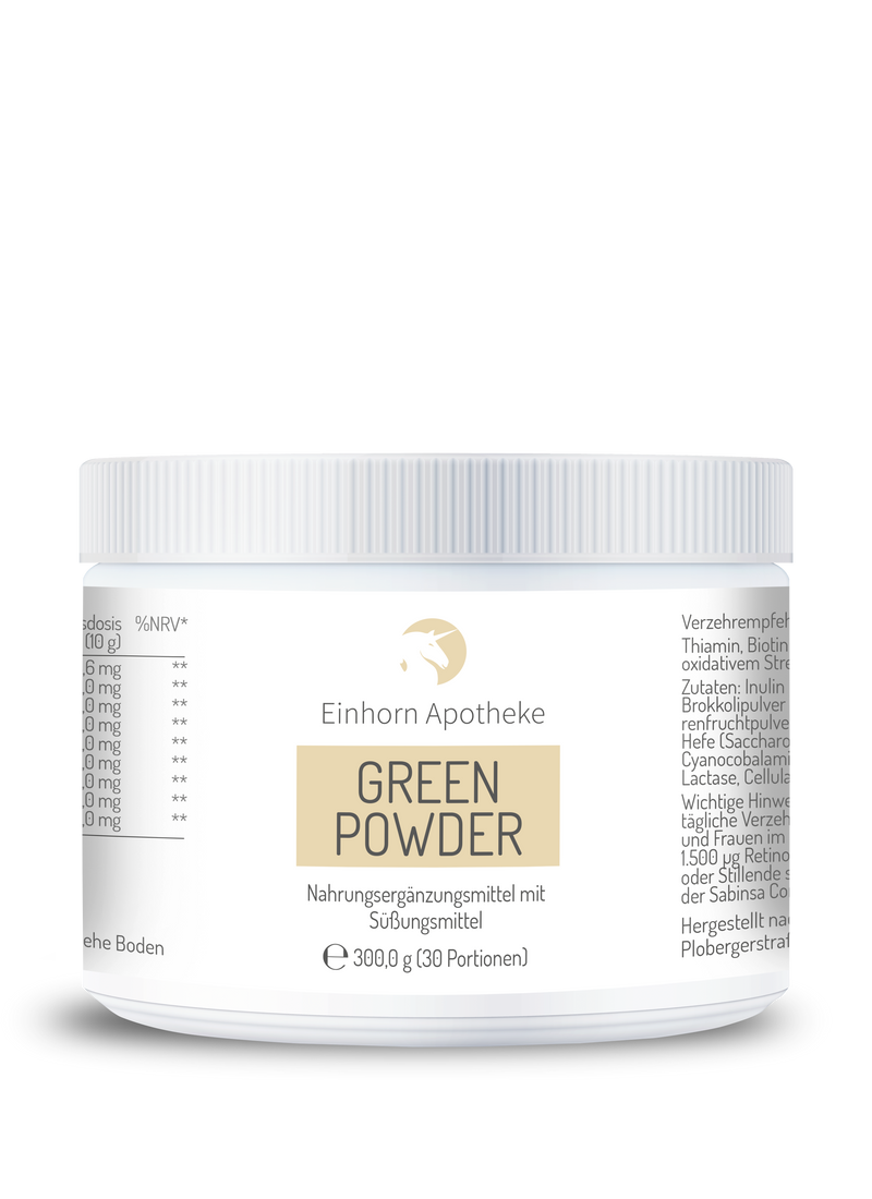 GREEN POWDER EINHORN
